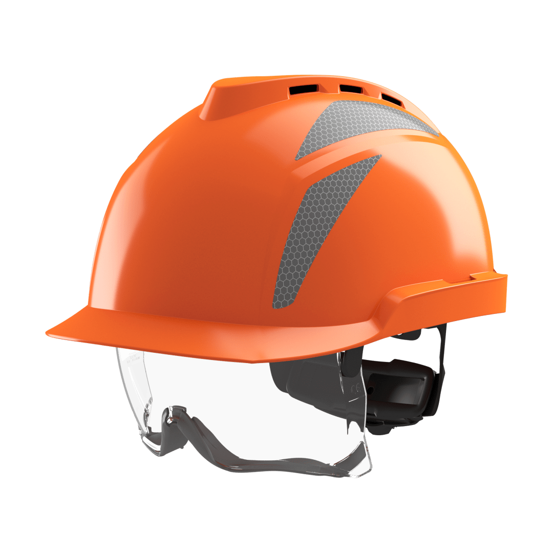 V-Gard® 930 Vented Safety Helmet with Integrated Over Spectacles