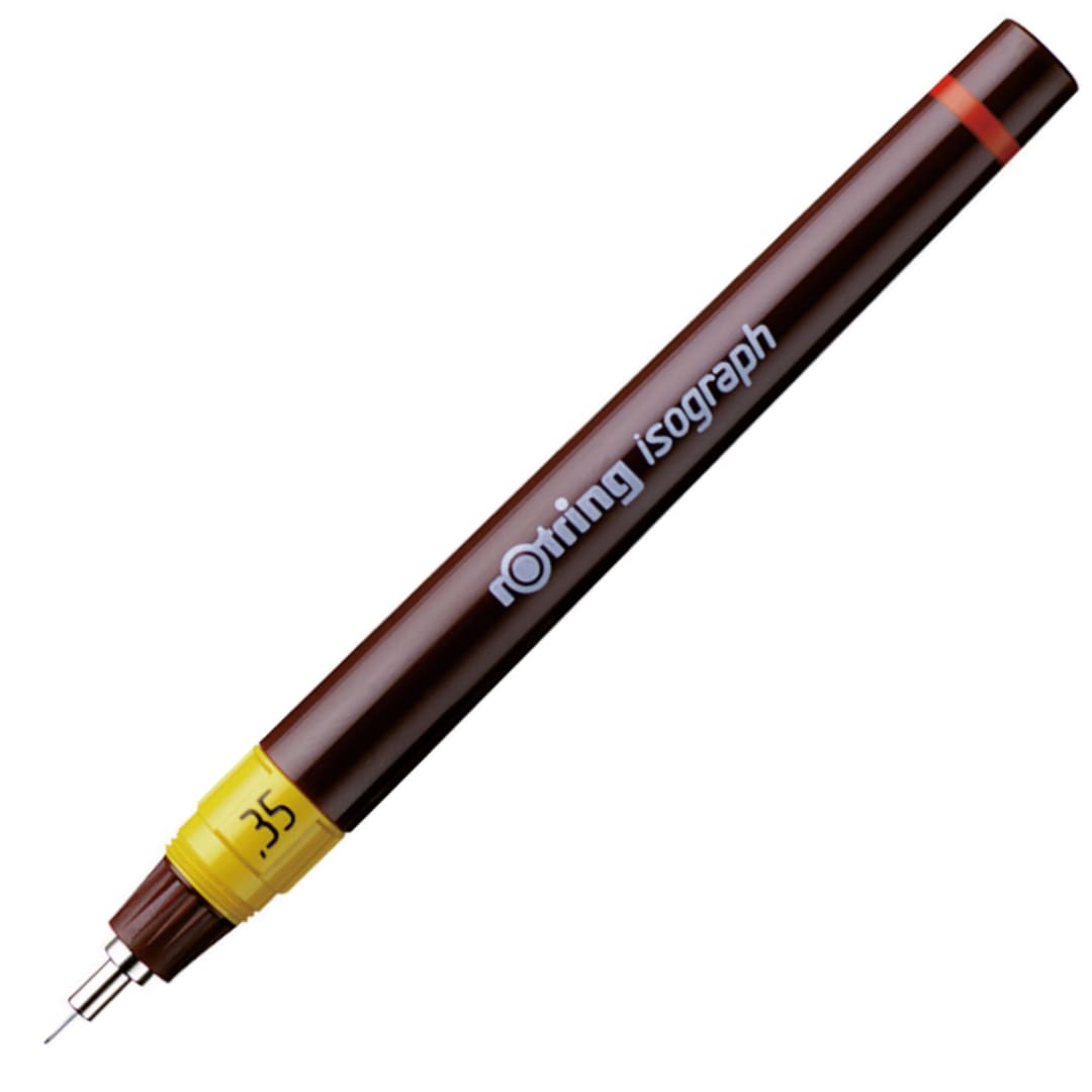 rOtring Isograph Bolígrafo Técnico de Dibujo | 0,35 mm | Bolígrafo Fineliner Recargable