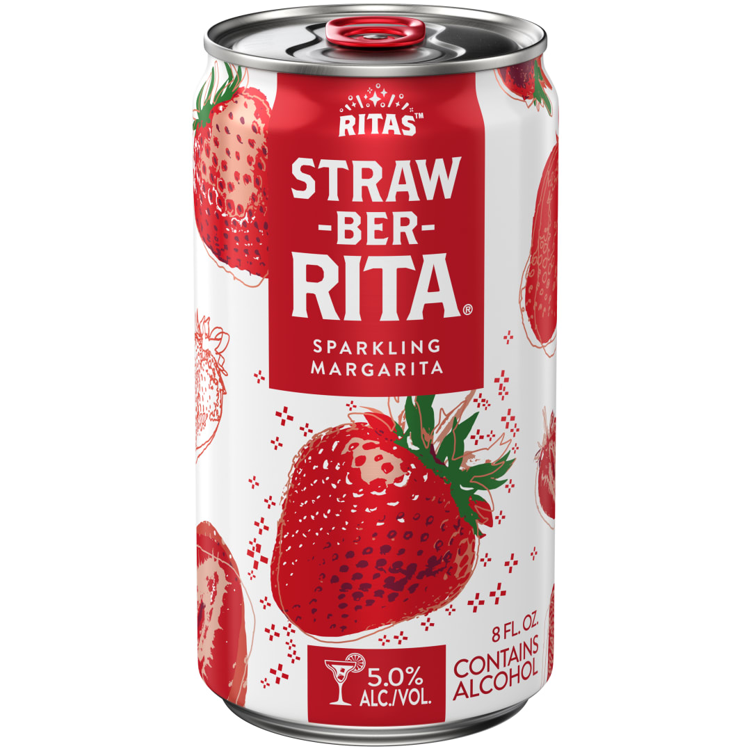 Ritas™ Straw-Ber-Rita® Malt Beverage, 8 fl. oz. Can, 6.0% Alc./Vol.