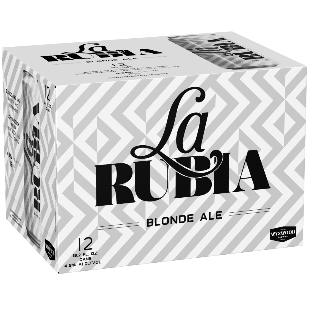 Wynwood La Rubia 12x19.2 oz Can Pack CARRIER - Craft Direct