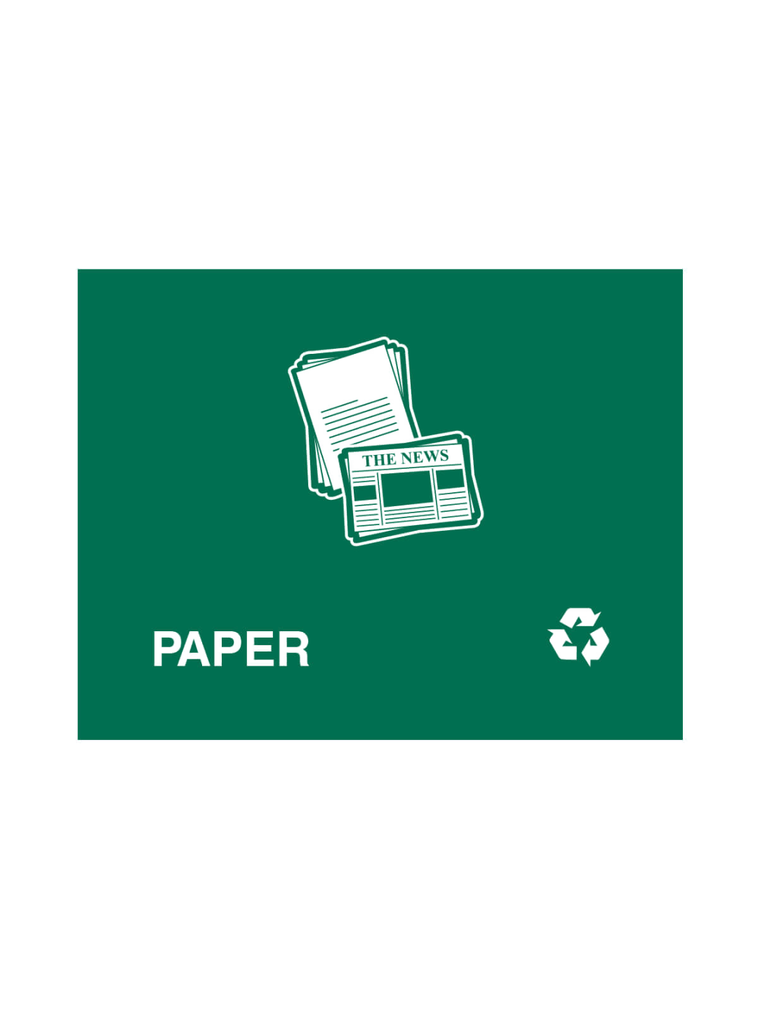  VISION - Sign - Paper - Green