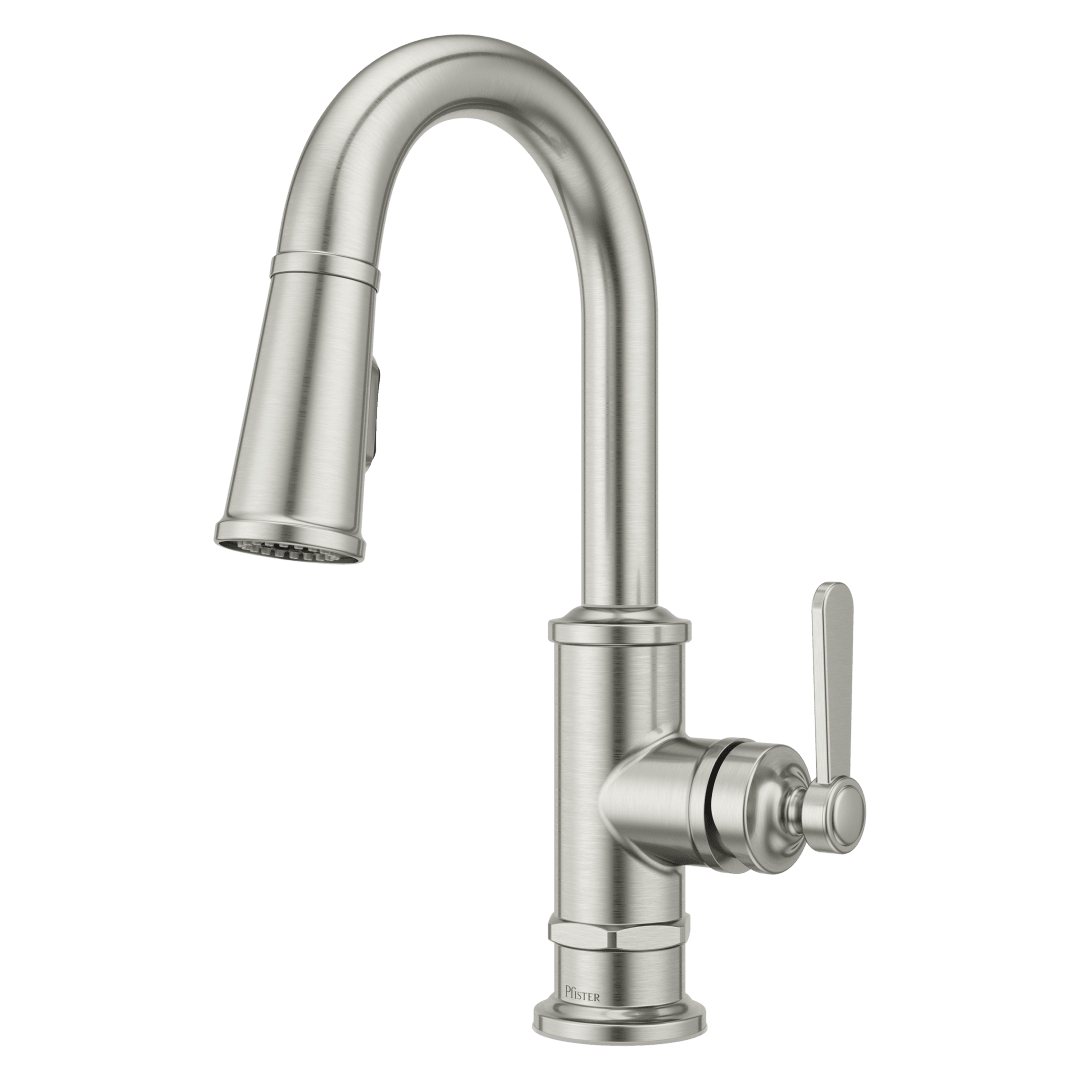 Port Haven Pull-Down Bar/Prep Faucet in Stainless Steel