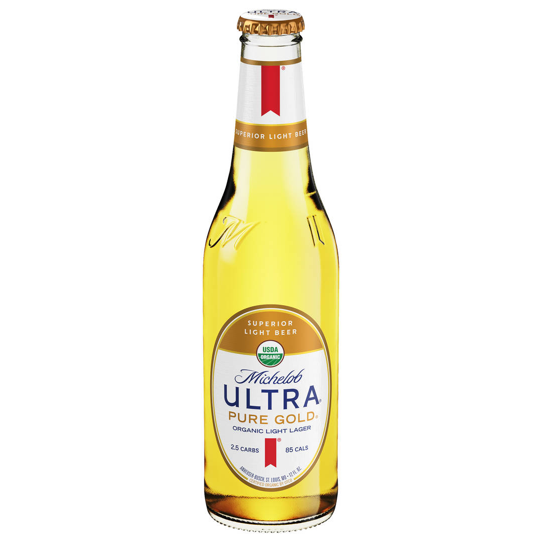 Michelob ULTRA Pure Gold Organic American Lager Beer 12 fl oz Bottle