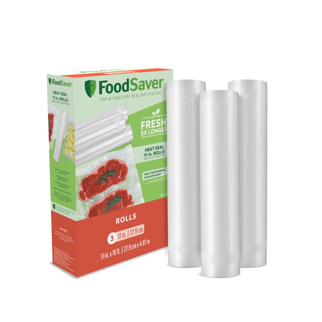 FoodSaver® 11" x 16' Vacuum Seal Roll, 3 Pack