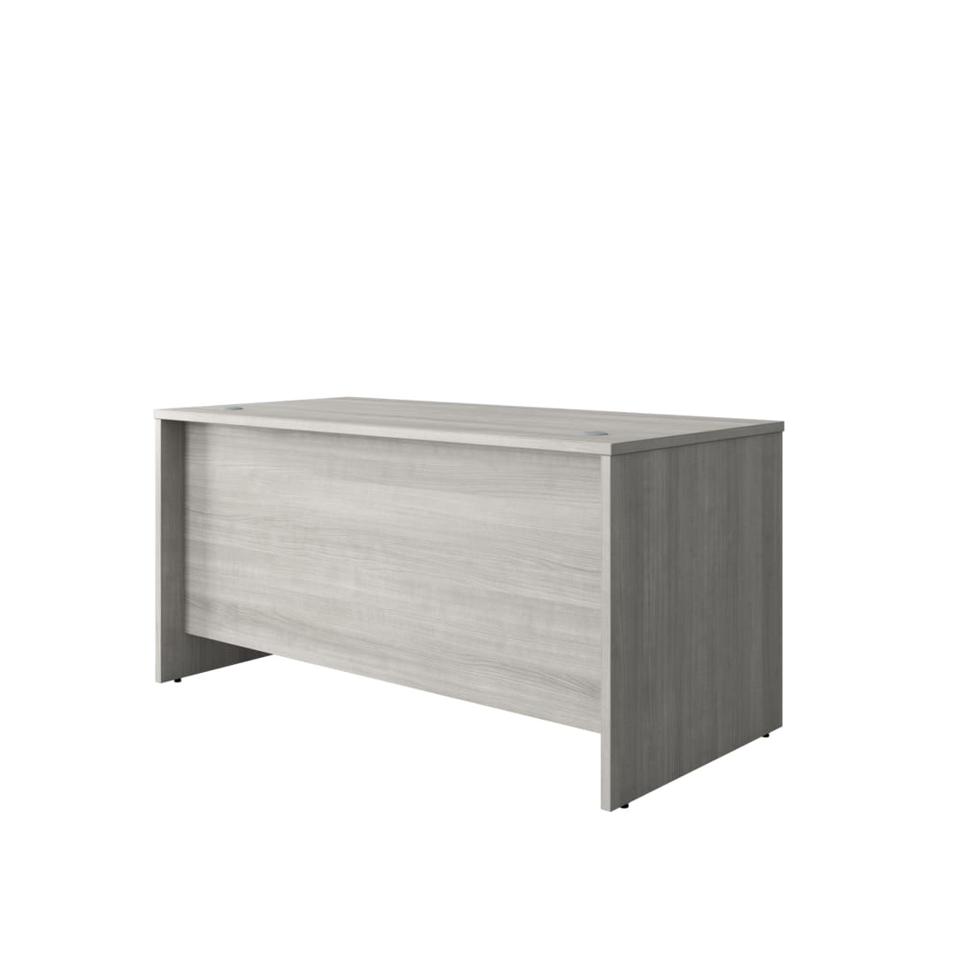 Cornerstone 59.5"W x 29.25"D Executive Desk, Slate Gray