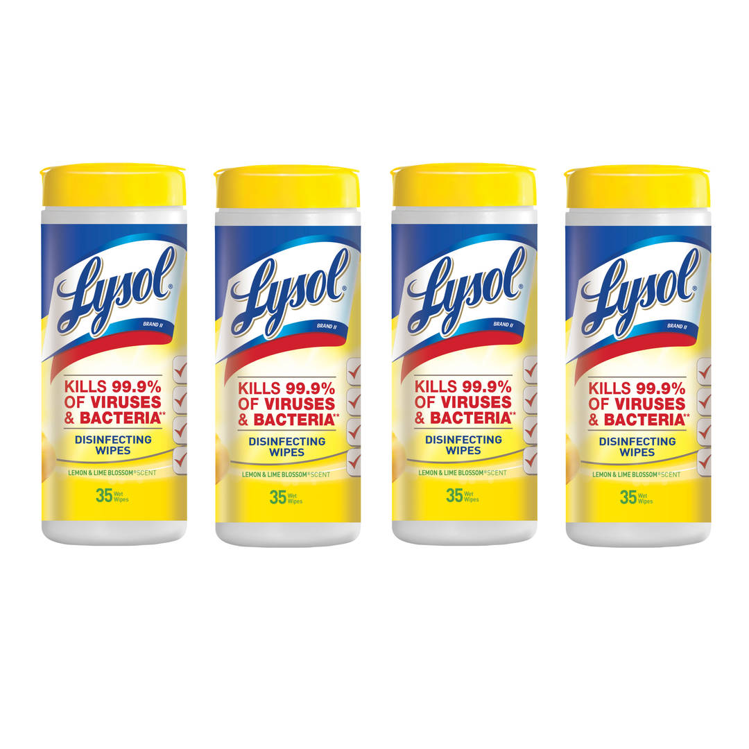 LYSOL® Disinfecting Wipes - Lemon & Lime Blossom 3/(4x35) ct.