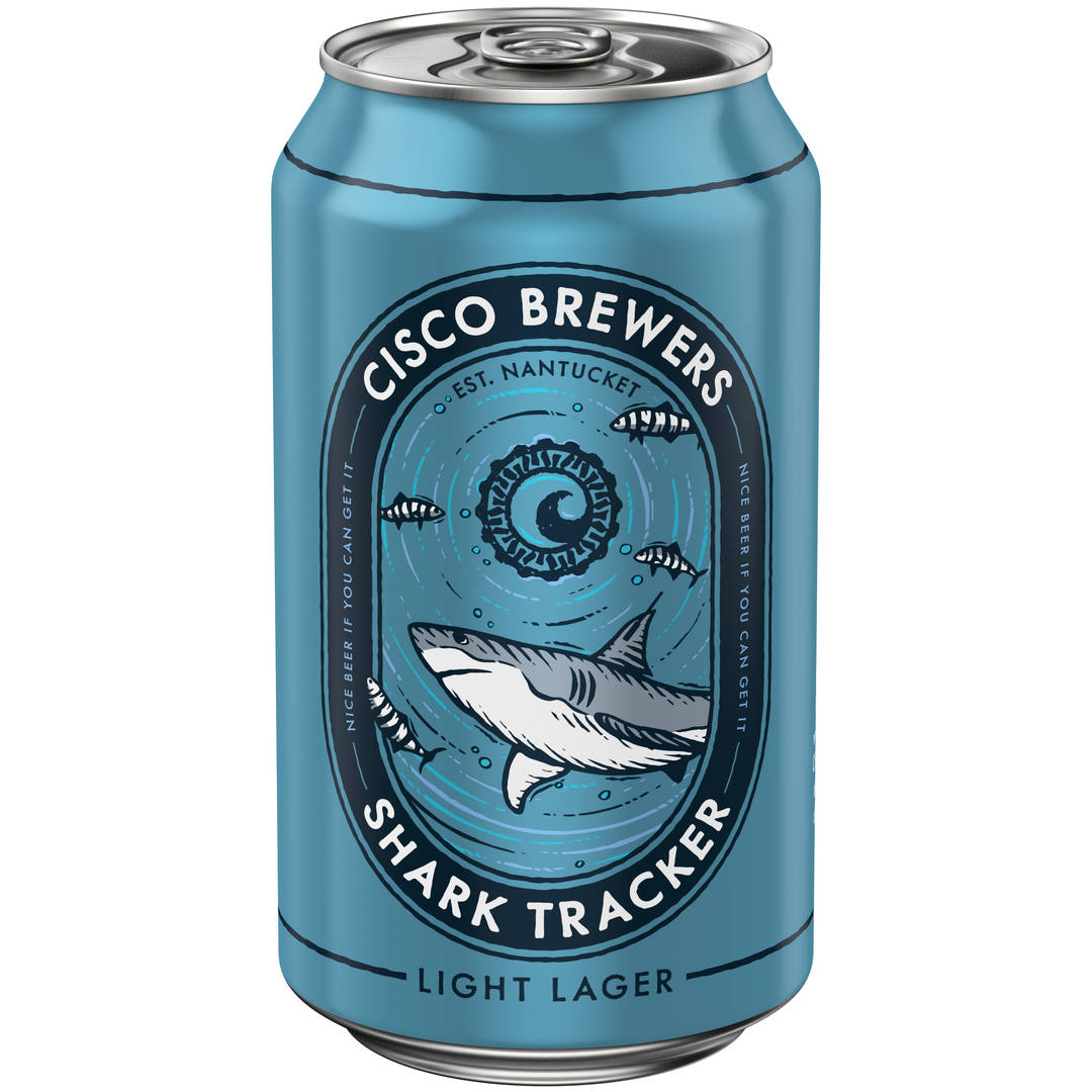 Cisco Brewers Shark Tracker Light Lager, 12 fl. oz. Can