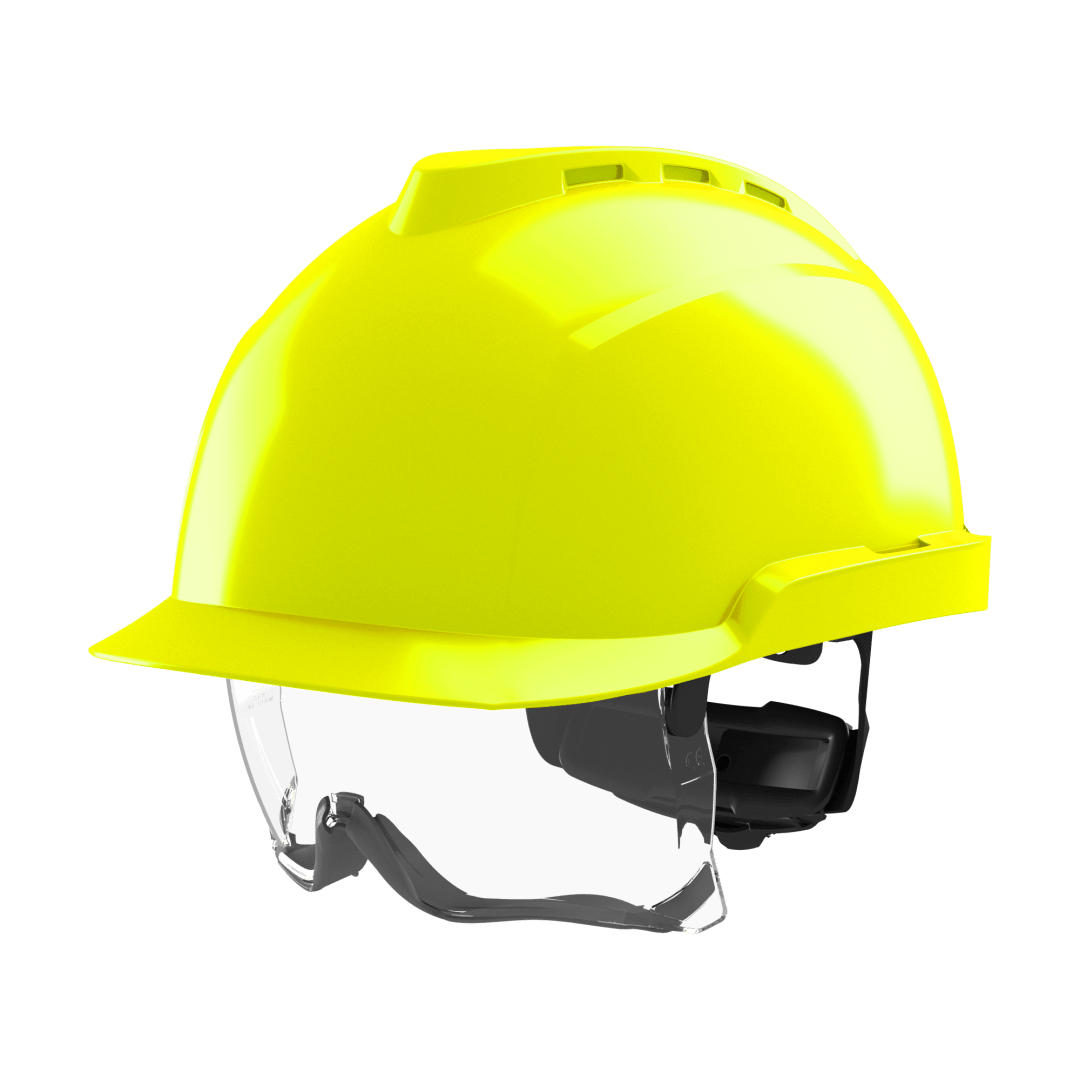 V-Gard® 930 Vented Safety Helmet with Integrated Over Spectacles