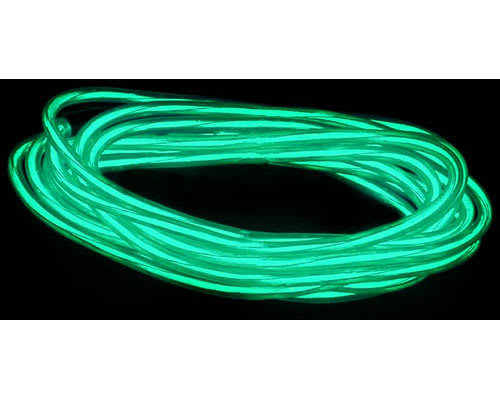 Green EL Wire with Power