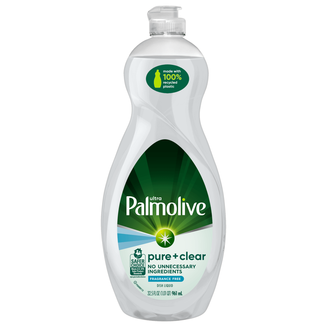 Palmolive Ultra Pure + Clear Liquid Dish Soap, Fragrance Free - 32.5 Fluid Ounce