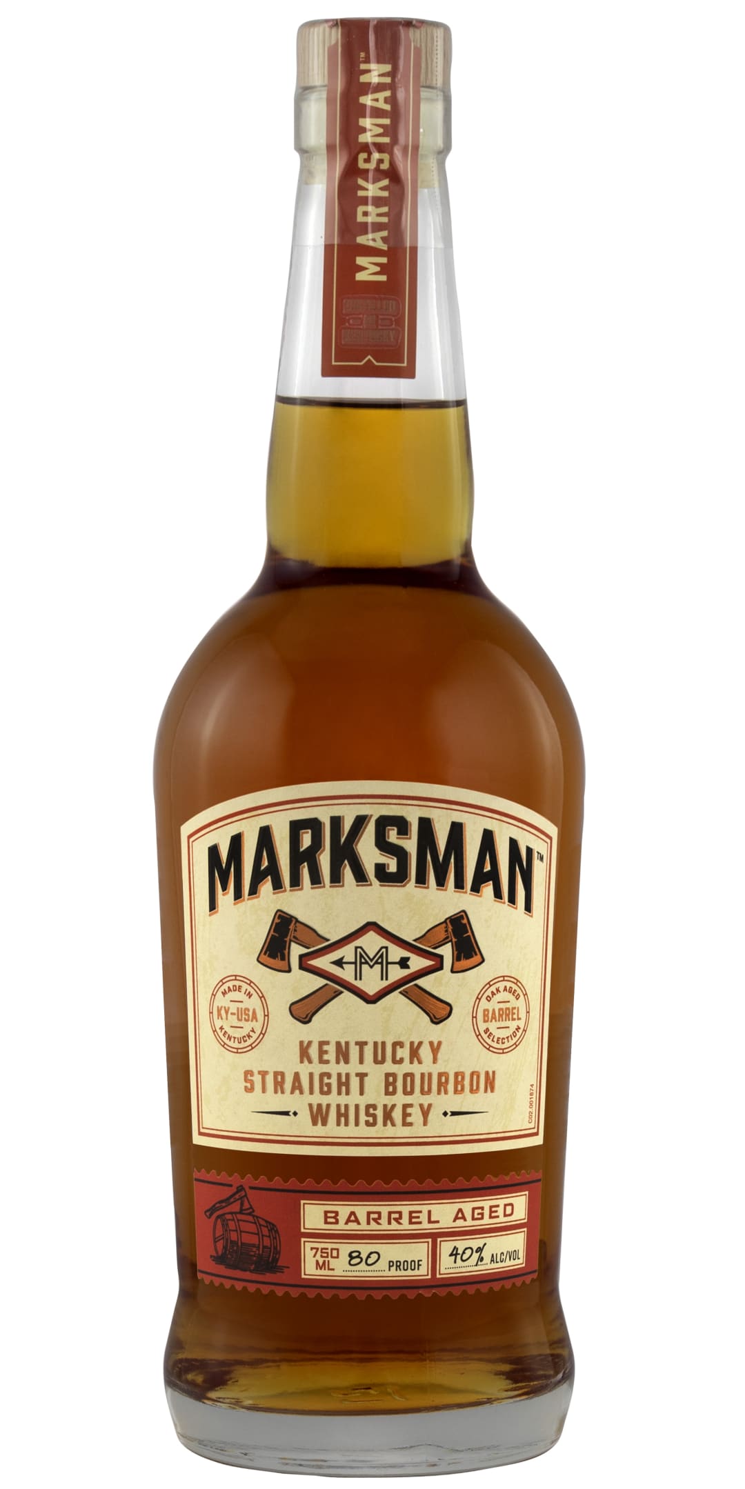 Marksman Kentucky Straight Bourbon Whiskey 750ml 80 Proof