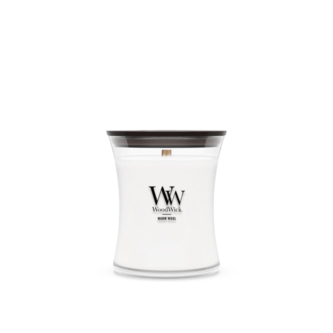 WoodWick® Warm Wool Medium Hourglass Candle