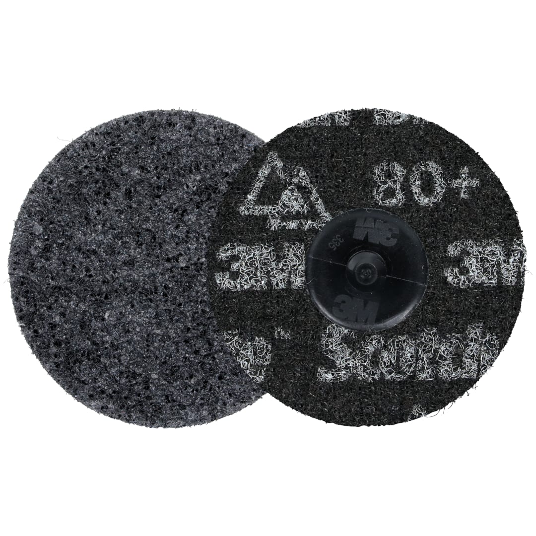 Scotch-Brite™ Roloc™ Hassas Ağır Hizmet Tipi Yüzey Hazırlama Diski, HD-DR, Extra Coarse 80+, TR, 76 mm, 25/Carton, 100 ea/Case