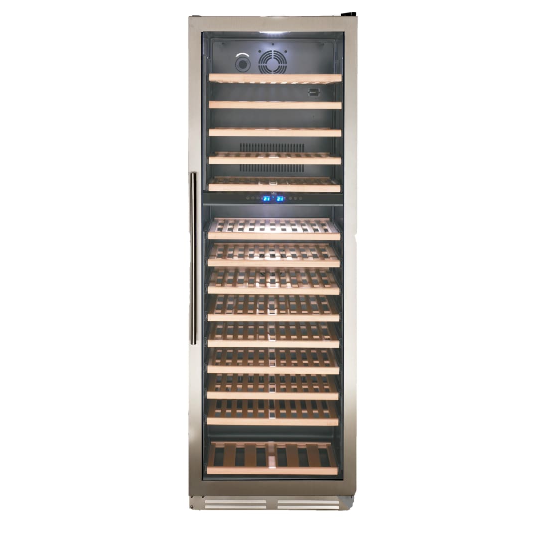 WCF154S3SD - 154 Bottle Wine Cooler, Dual Zone Commercial Grade