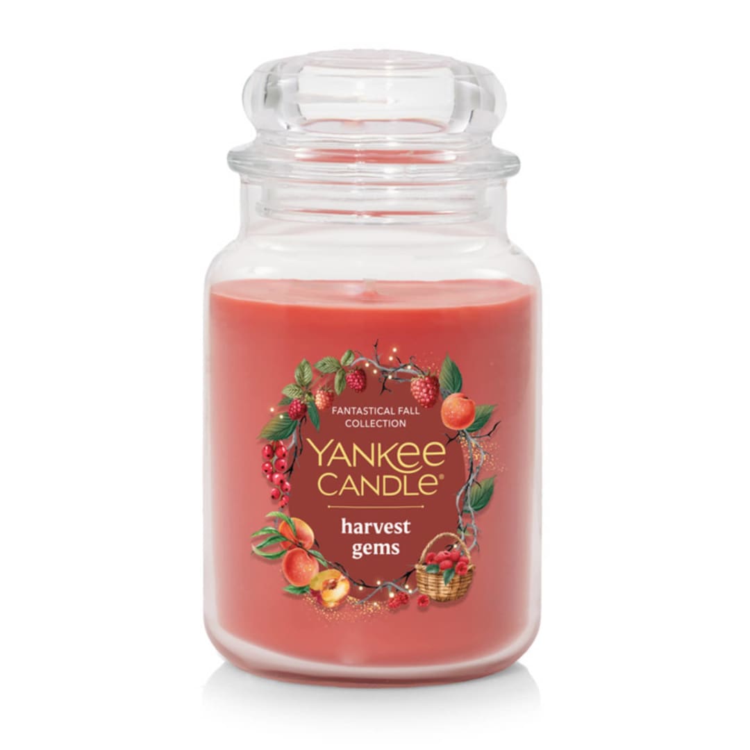 Yankee Candle Harvest Gems Original Large Jar Scented Candles, 22 oz