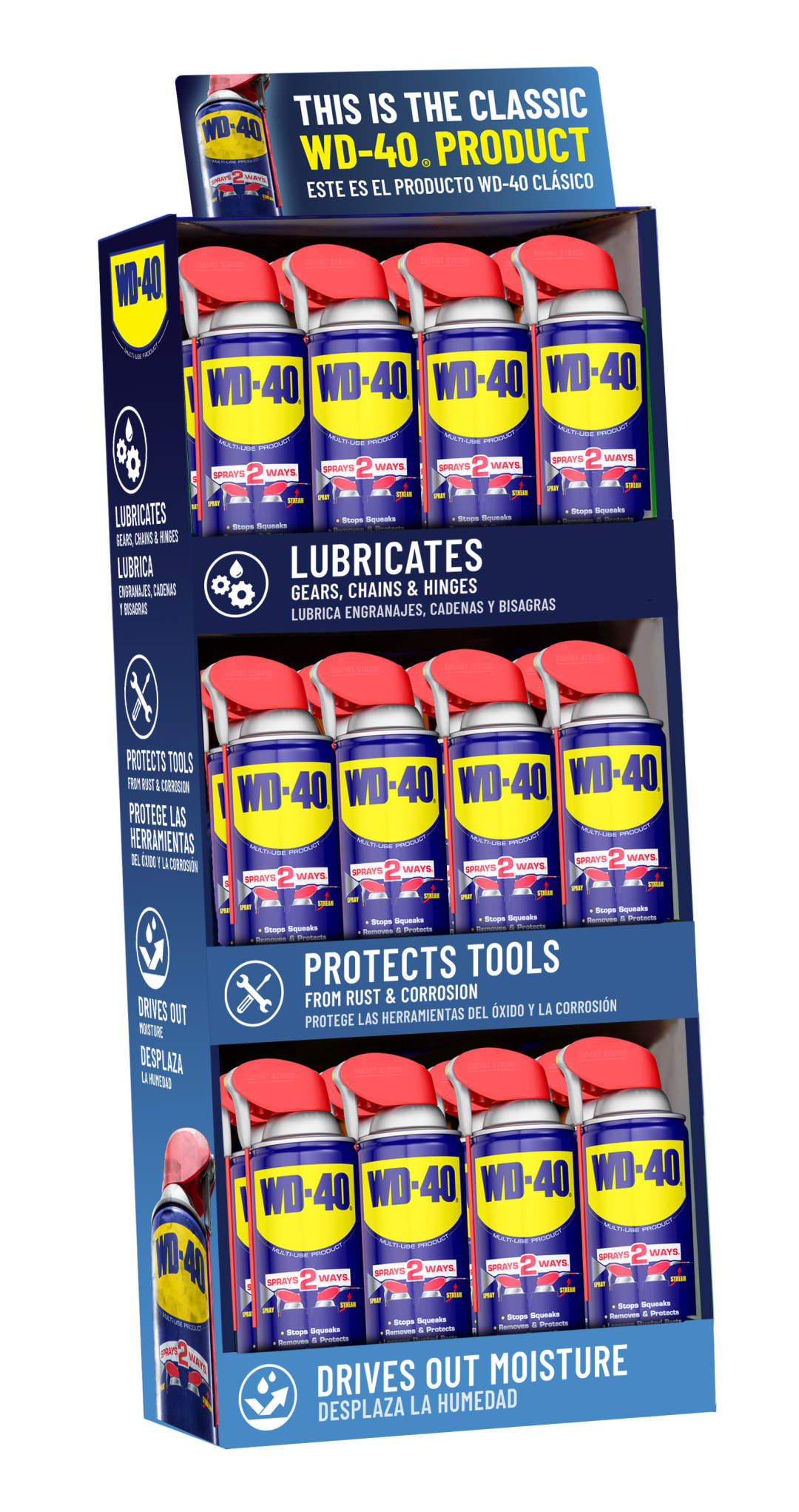 WD-40 12OZ 24CT BILINGUAL S/E RDR SK