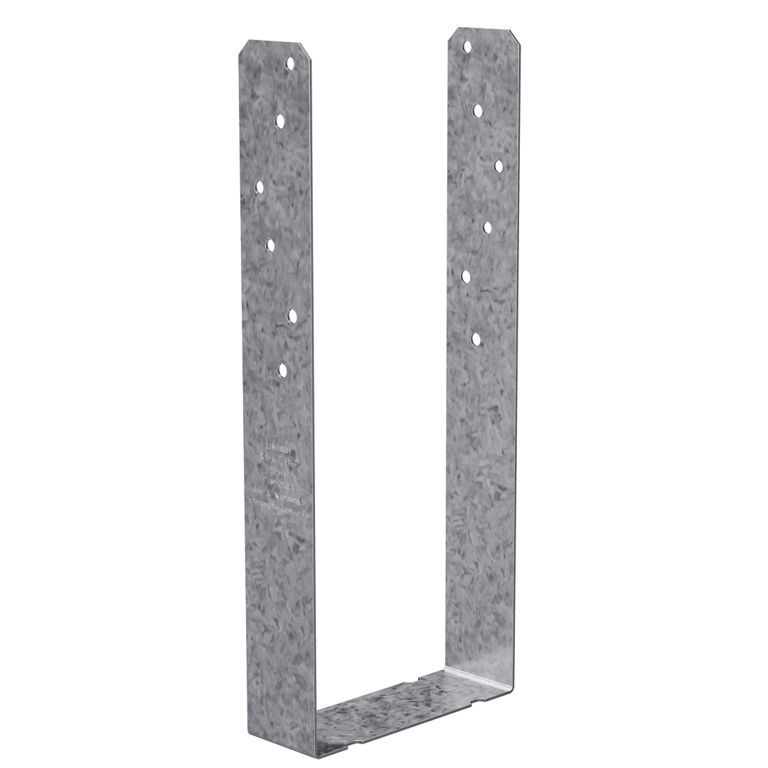 Simpson Strong-Tie SPH4Z SPH 3-9/16 in. x 8-3/4 in. ZMAX® Galvanized Heavy-Duty Stud Plate Tie (Pack of 100)