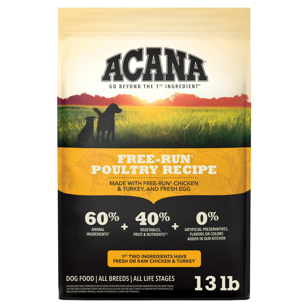 ACANA Grain Free Dry Dog Food Free Run Poultry Recipe