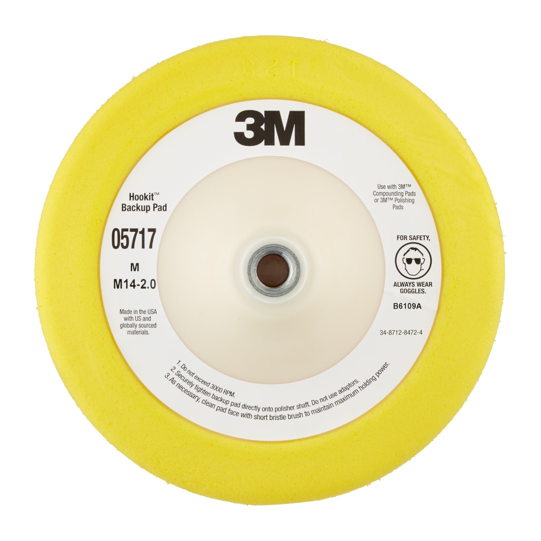 3M™ Hookit™ Zımpara Makinesi Tabanı, 178 mm, M14-2.01, 05717M