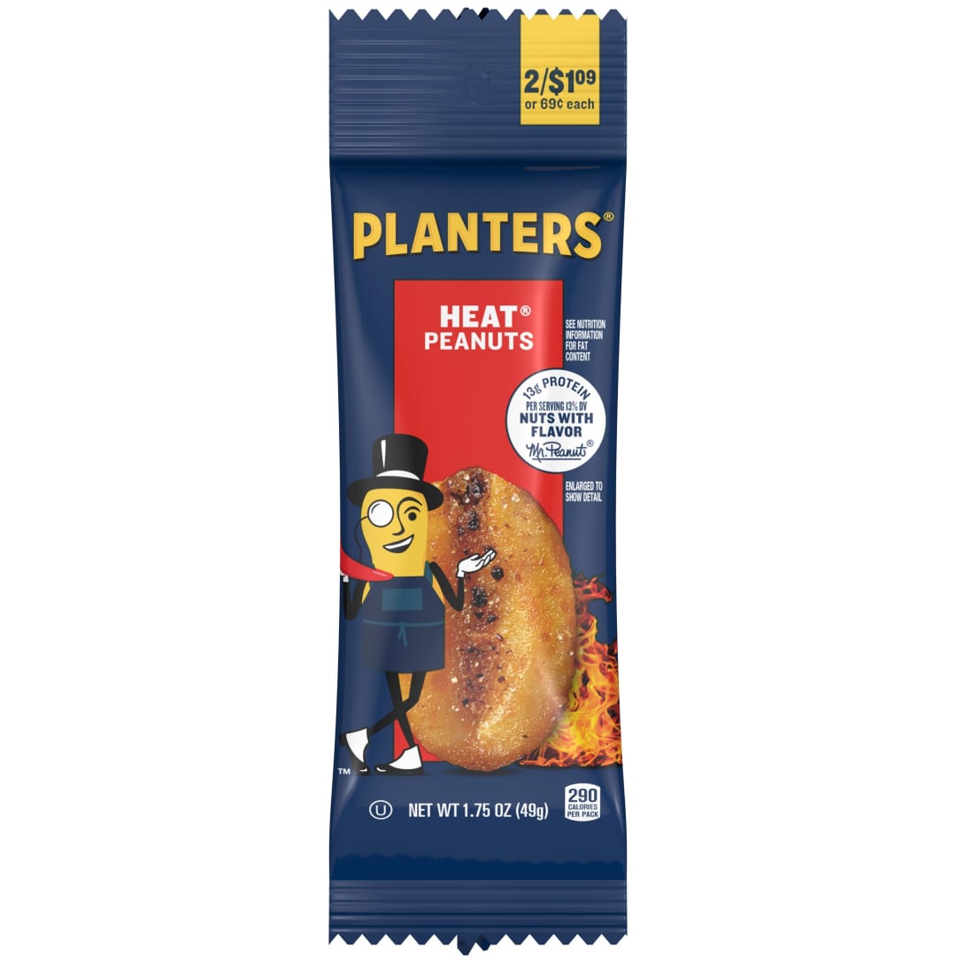 PLANTERS HEAT Peanuts Tube