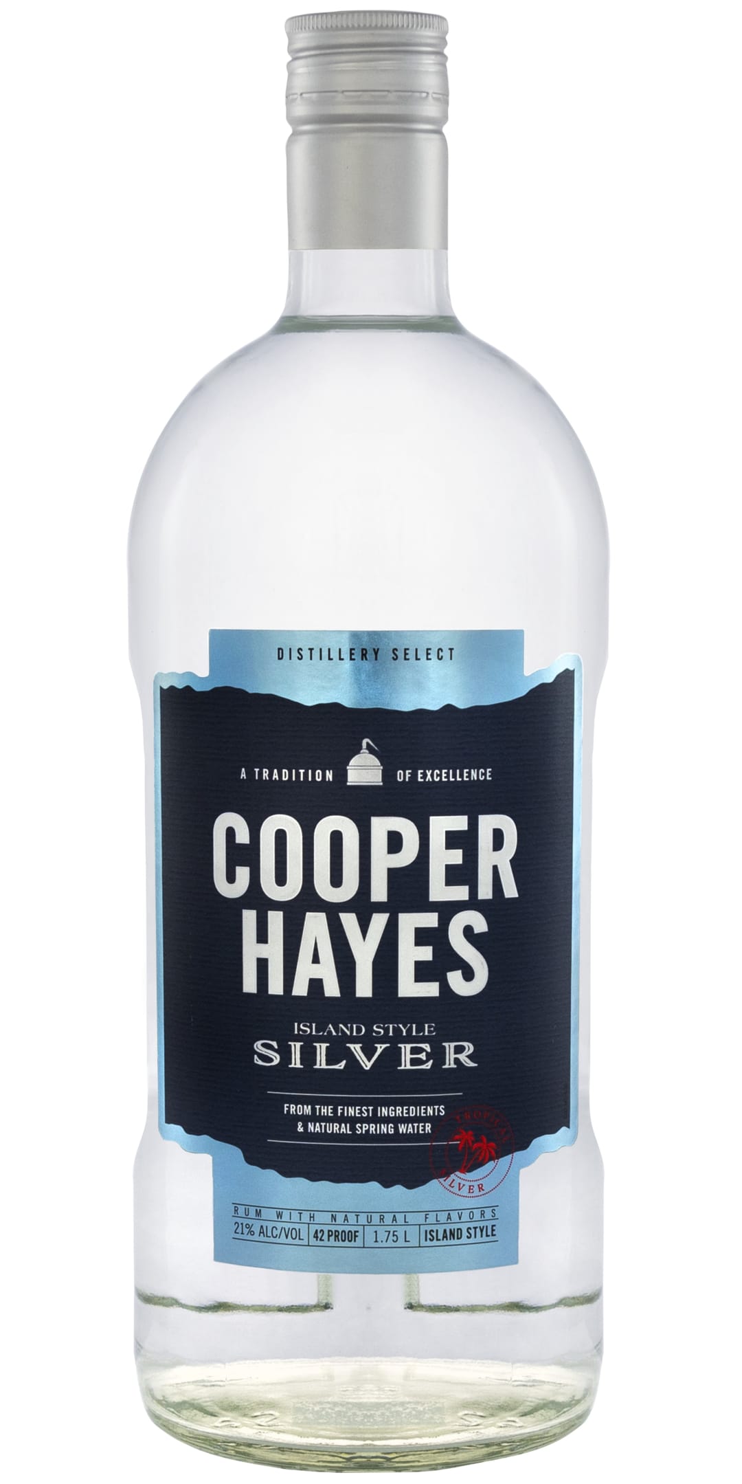 Cooper Hayes Silver Rum 1.75l 42 Proof