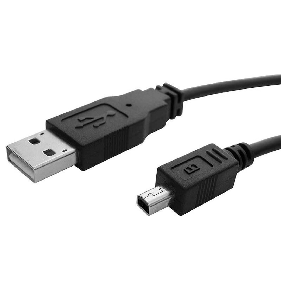 6 ft. USB A M to 4 Pin M Mini USB Cable