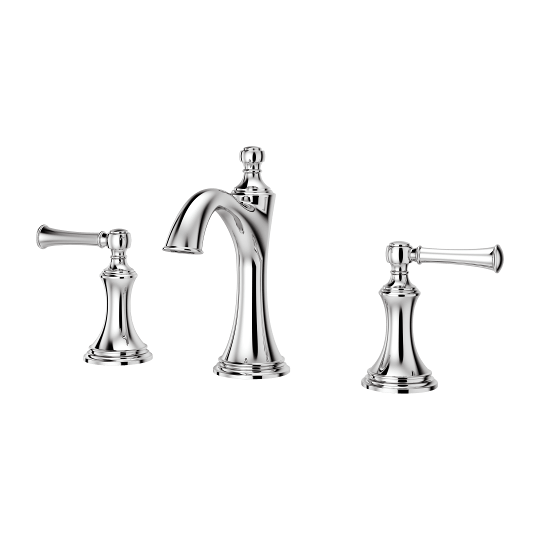 Tisbury 2-Handle 8" Widespread Bathroom Faucet in Polished Chrome