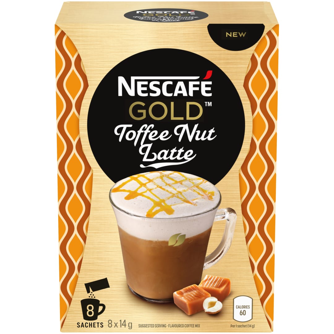 NESCAFE GOLD Toffee Nut Lat 6(8x14.6g)CA