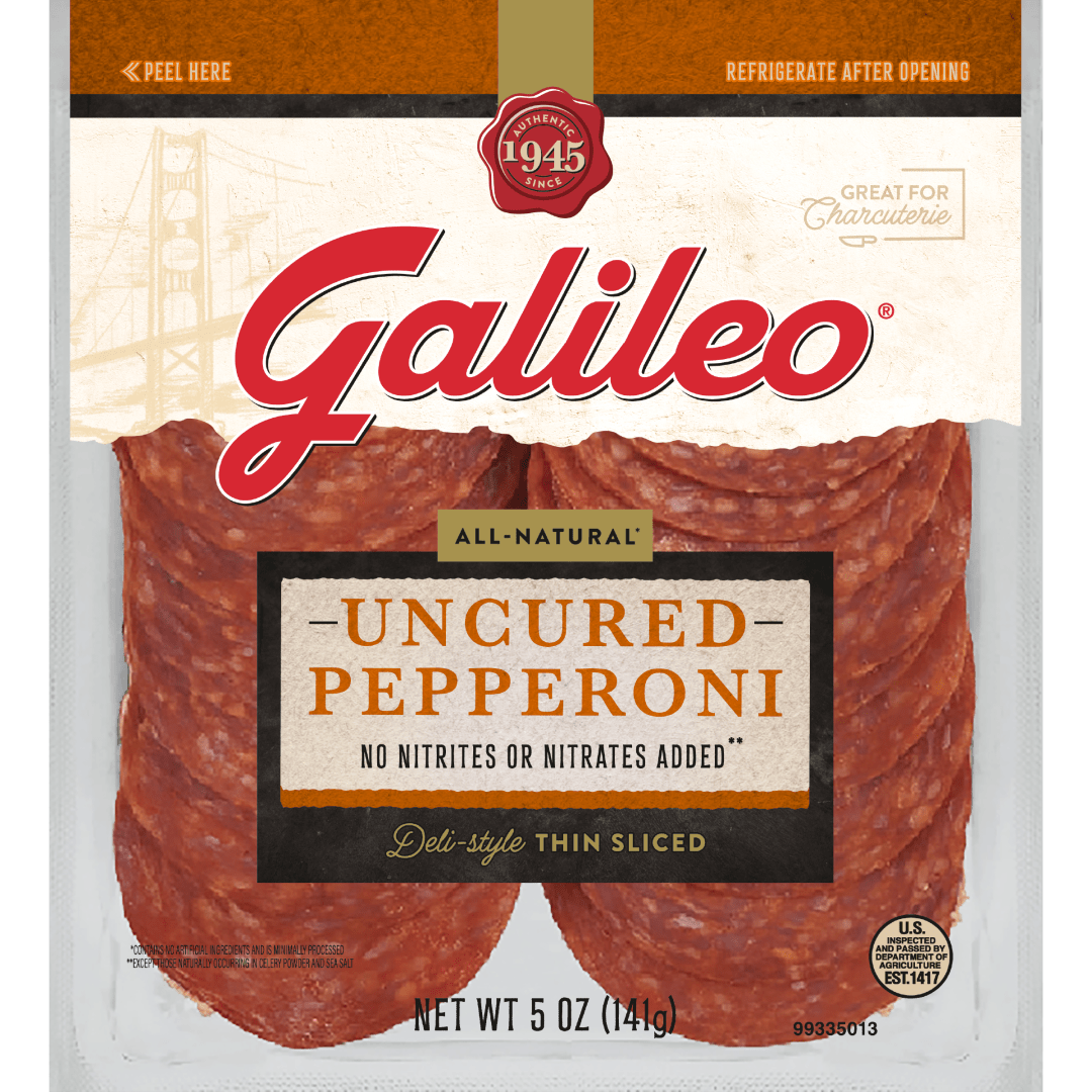 Galileo All Natural Uncured Pepperoni, 5 oz