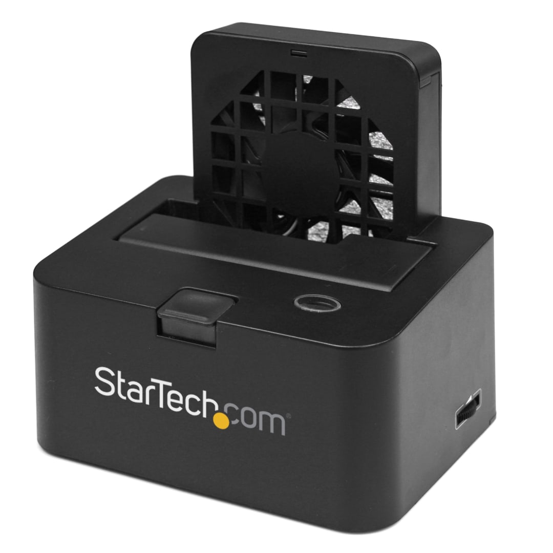 USB 3 eSATA HDD Docking Station with Cooling Fan