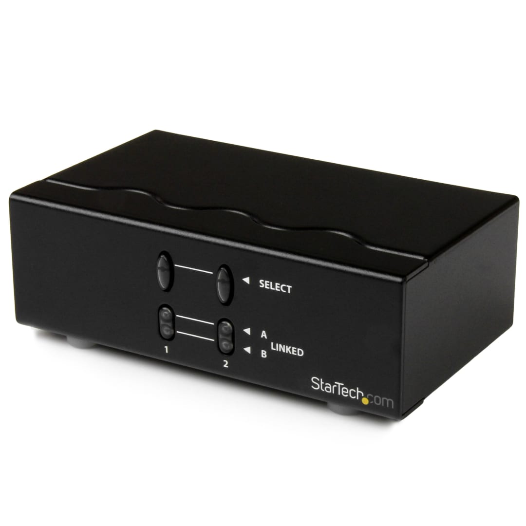 2 Port Dual Input VGA-Matrix Splitter
