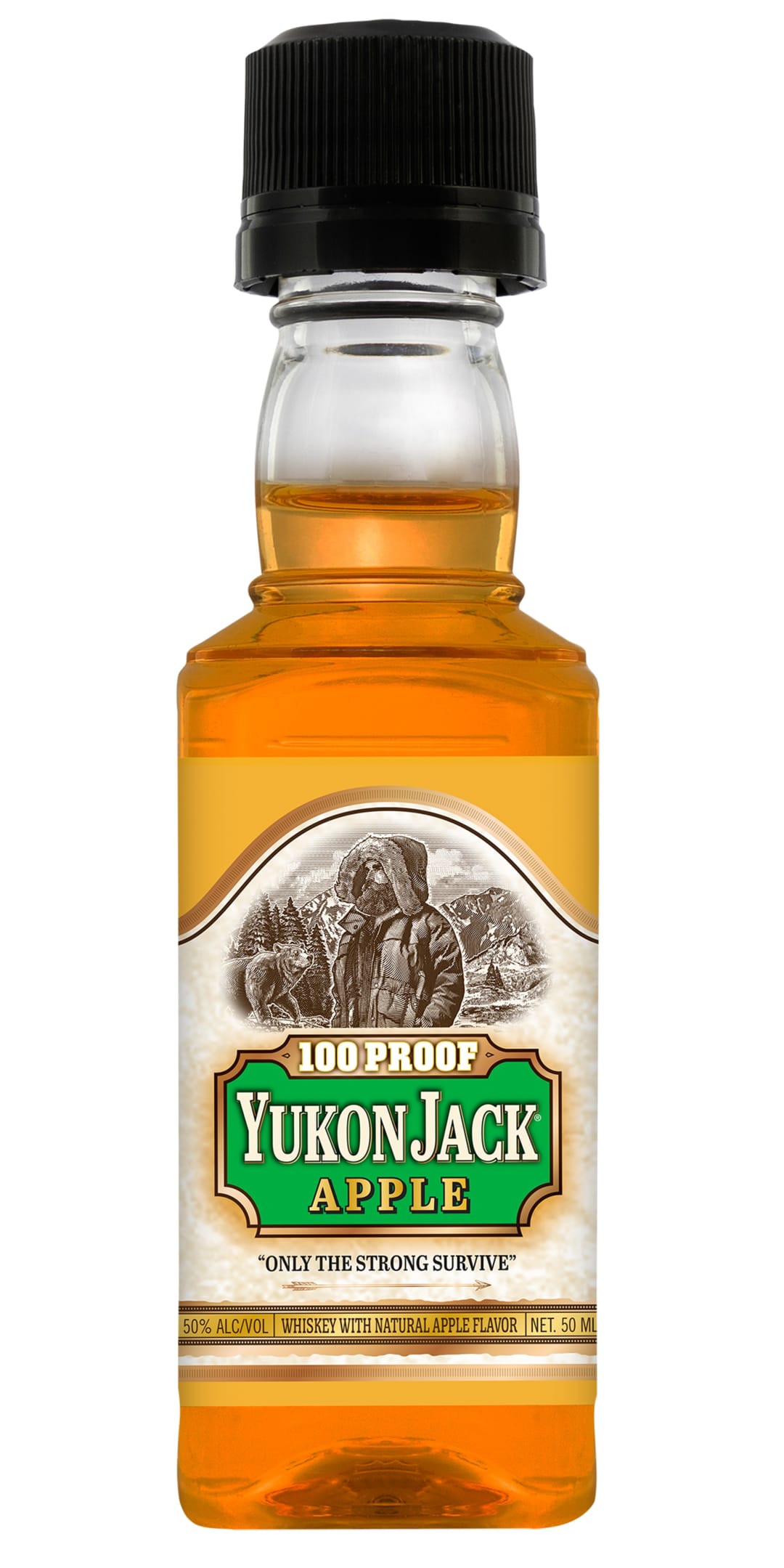 Yukon Jack Apple Whiskey 10 Pack 50ml 100 Proof