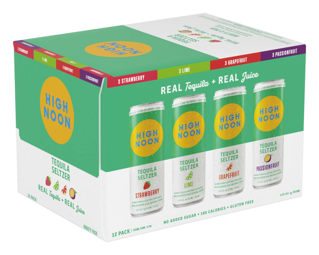 High Noon Tequila Hard Seltzer 355ml Can 12 Pack