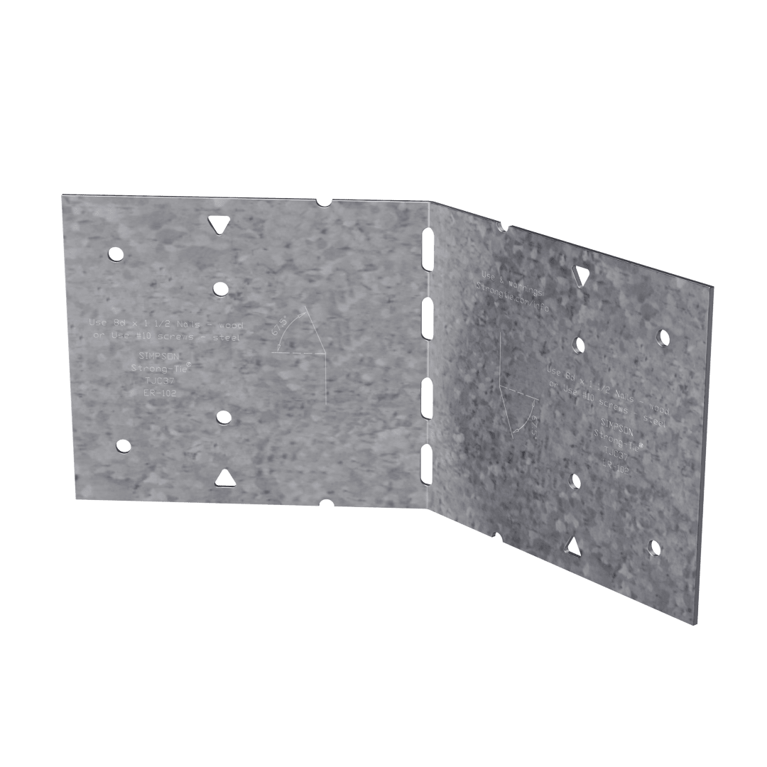 Simpson Strong-Tie TJC37 TJC 3-1/8 in x 7 in. Galvanized Jack Truss Connector