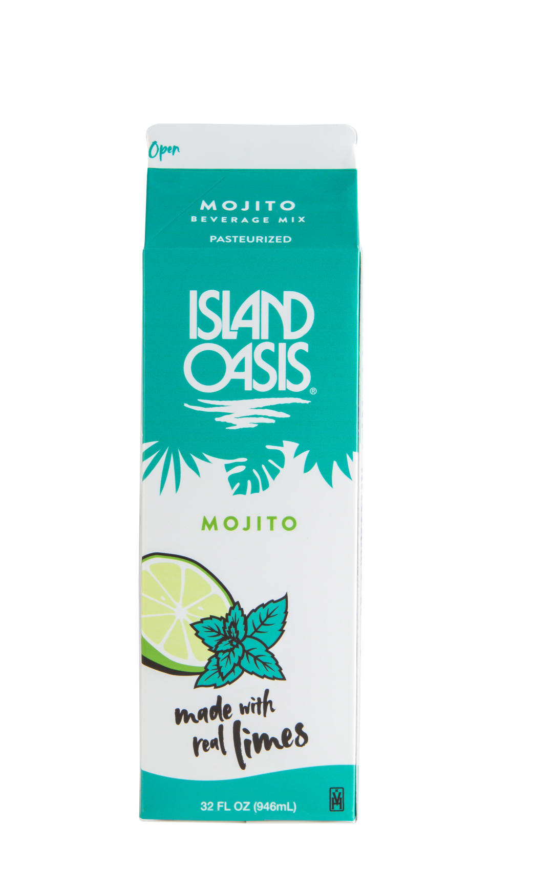 Island Oasis Mojito Beverage Mix, Frozen, 12 x 1 qt