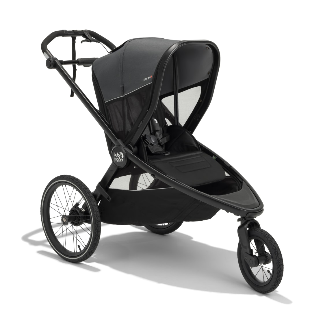 Baby Jogger® City Prix™ jogger x bike trailer Stroller, Ambition Black