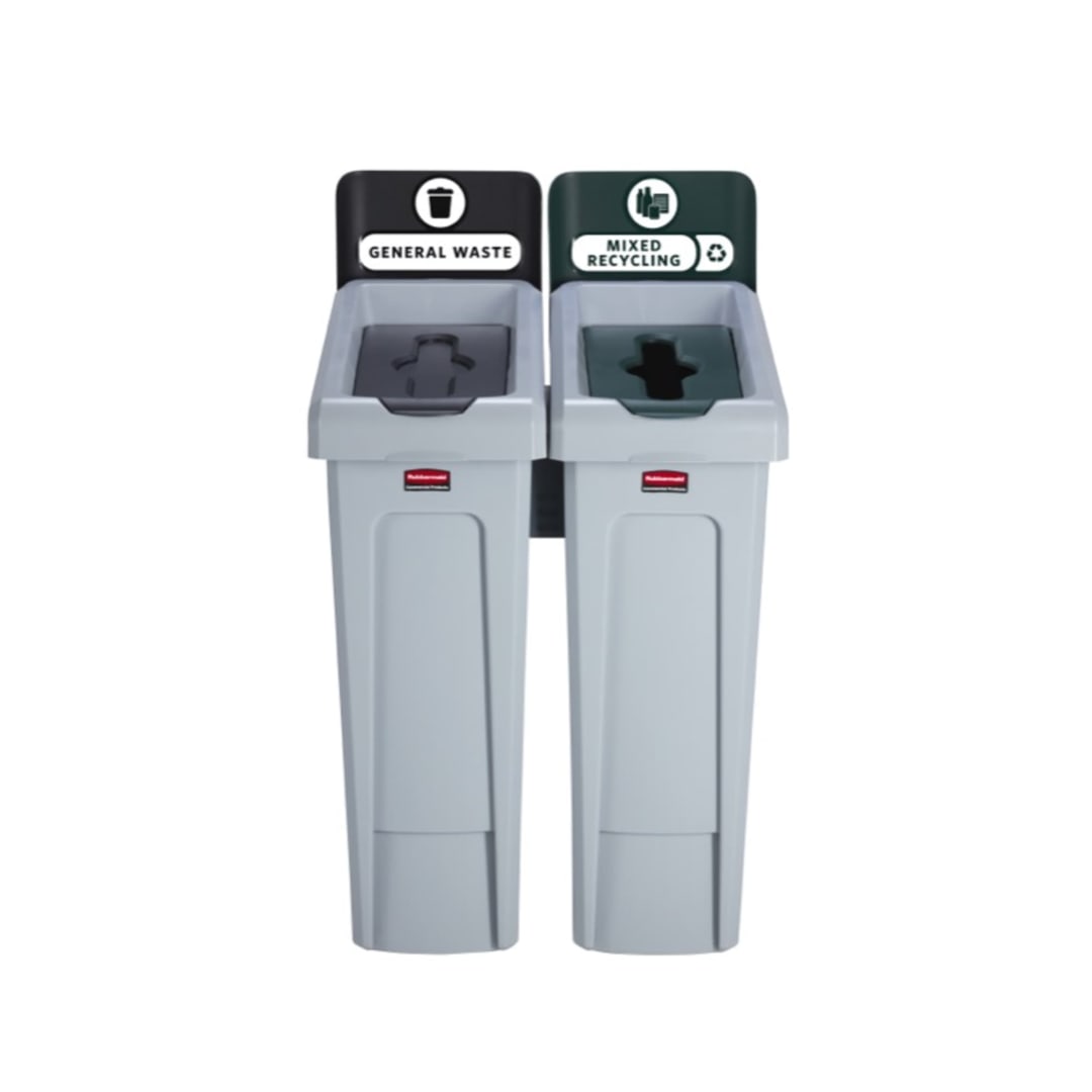 2-STREAM GENERAL WASTE / MIXED RECYCLI