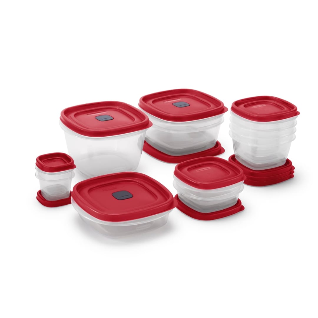 Rubbermaid® Easy Find Vented Lids Food Storage Containers, 24 Piece Set