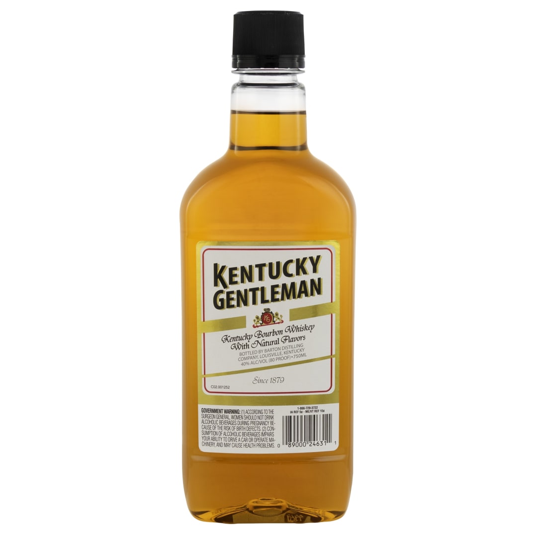 Kentucky Gentleman Bourbon 750ml Traveler Bottle 80 Proof