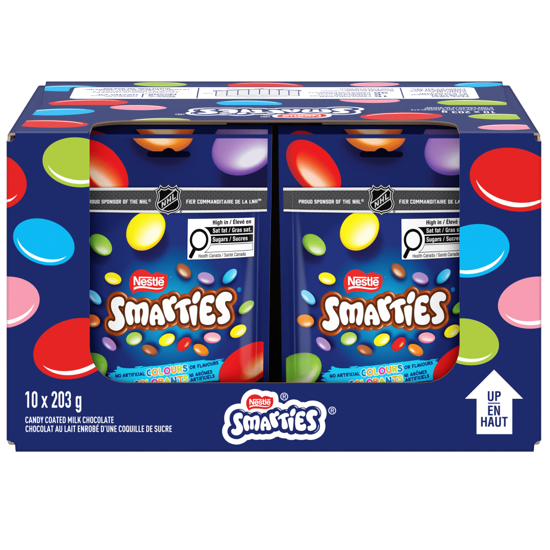 SMARTIES NHL Regular Pouch 10x203g CA