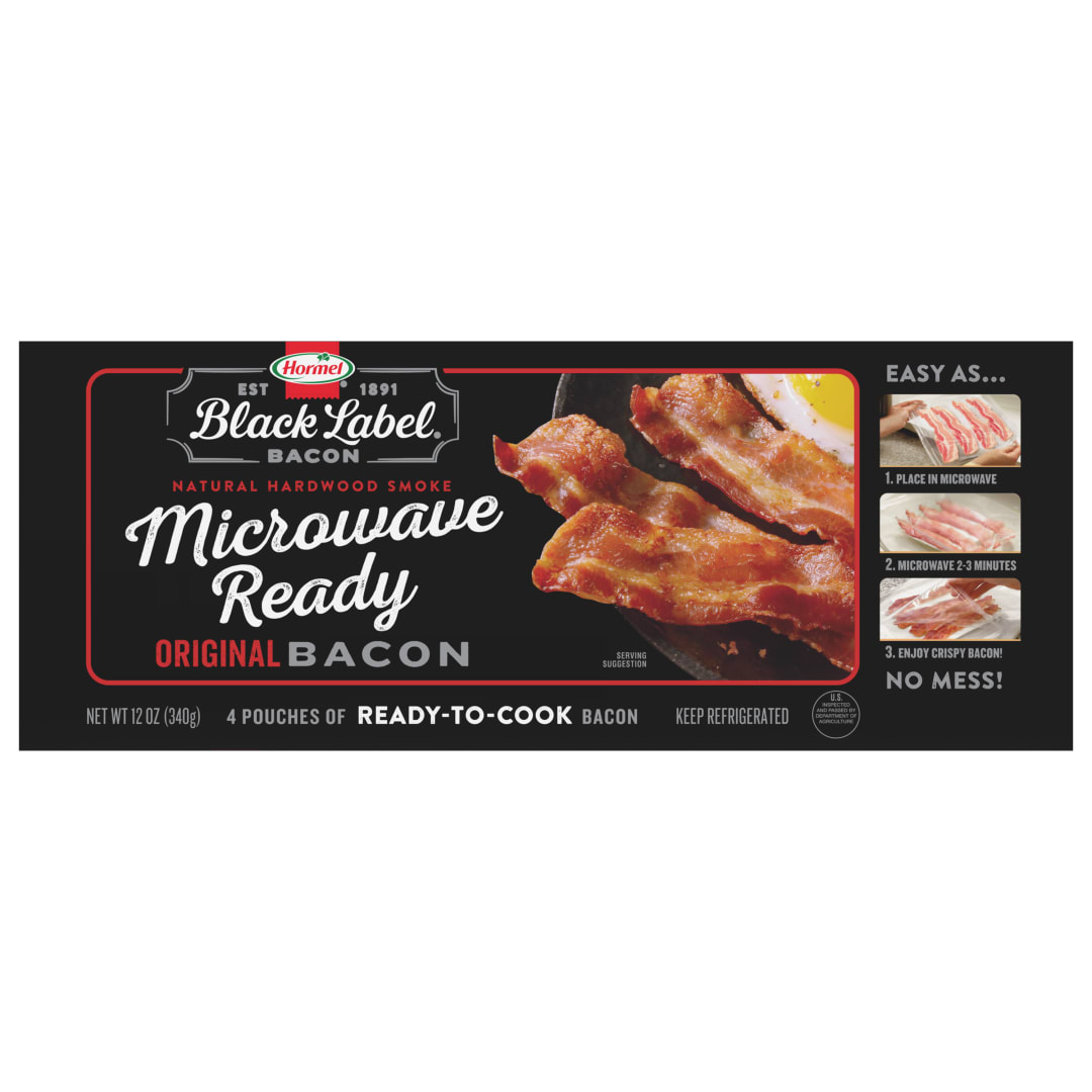 HORMEL BLACK LABEL Microwave Ready Bacon Case