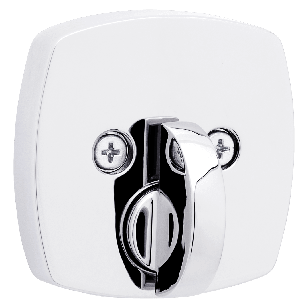 1471 Midtown Single Cylinder Deadbolt featuring SmartKey Security™ in Polished Chrome
