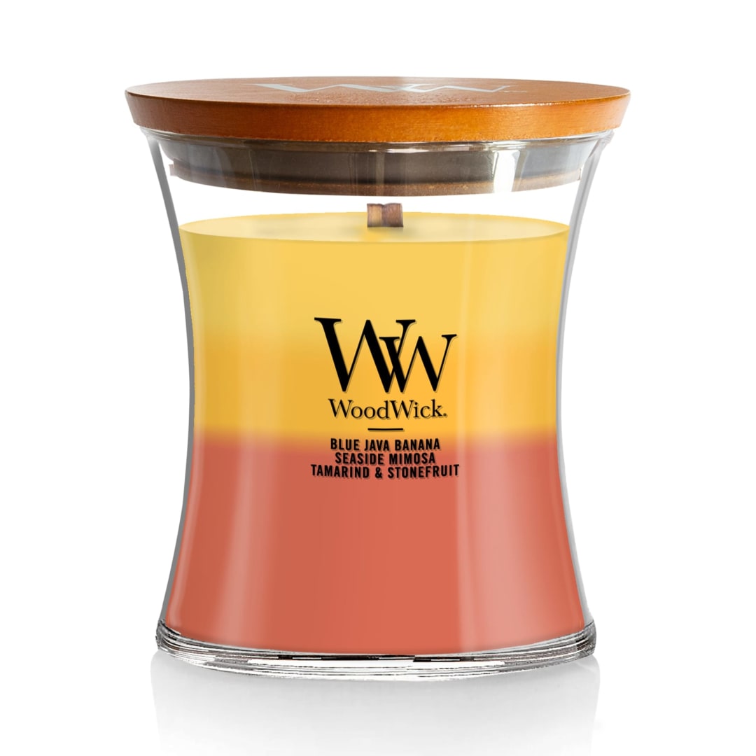 WoodWick® Tropical Sunrise Trilogy, 9.7 oz Medium Hourglass Trilogy Candle