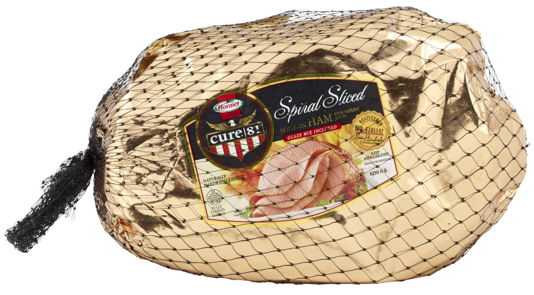 HORMEL CURE 81 Bone In Half Ham Spiral Sliced Classic 4-Pack