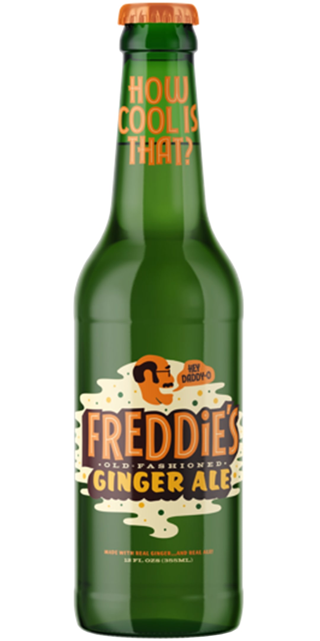 Freddie's Old Fashioned Ginger Ale 6 Pack 12Fl oz