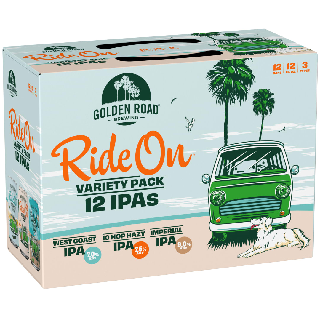 Golden Road Ride On IPA Variety 12 Pack 12 fl oz Cans