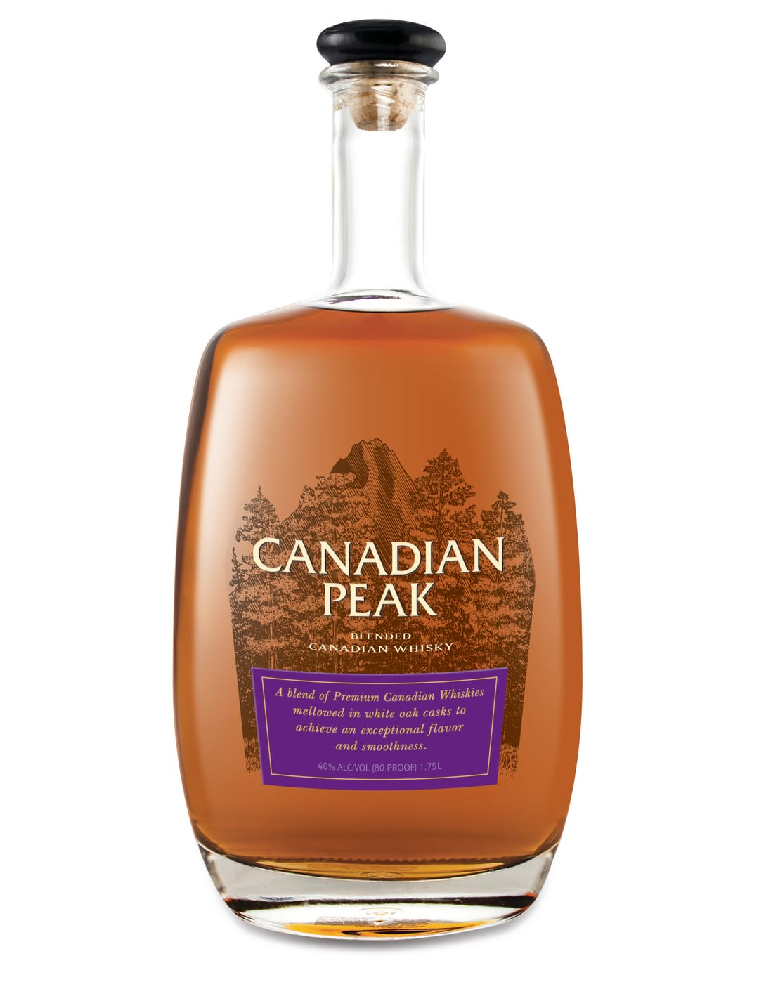 Candian Peak Blended Candian Whiskey 1.75l 80 Proof