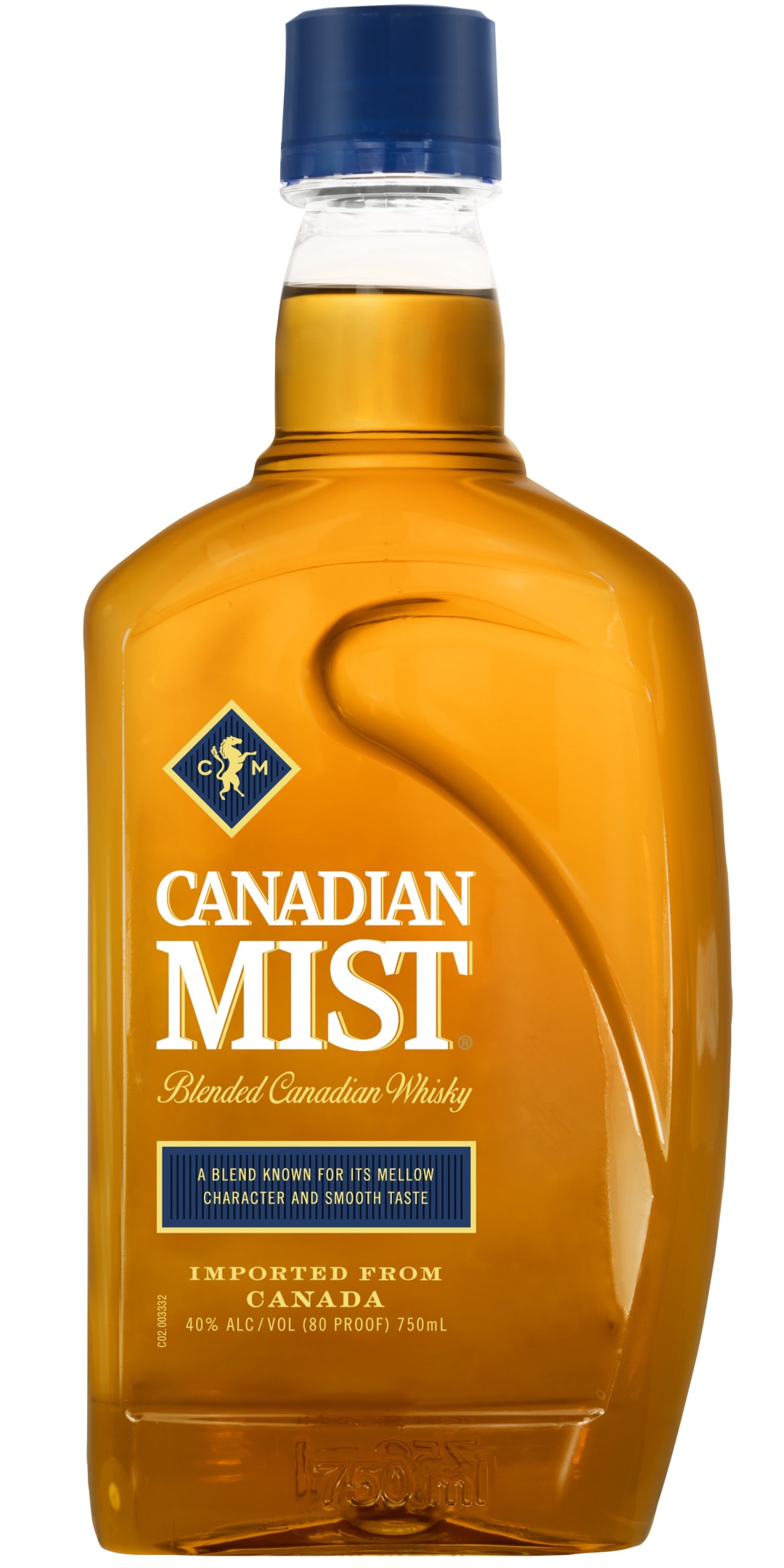 Canadian Mist Blended Canadian Whisky 750ml Traveler 80 Proof