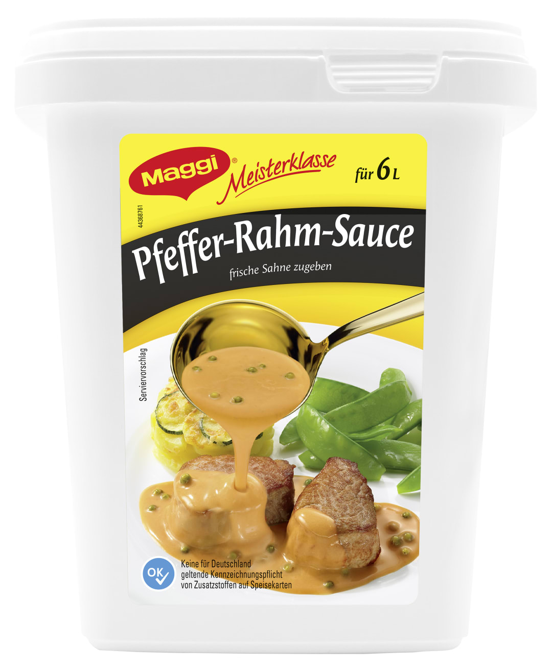 MAGGI MEISTERKLASSE Pfeffer Rahm Sauce OK 750g