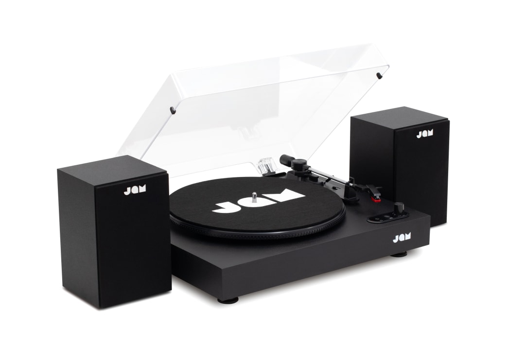 JAM Bluetooth® Turntable with Speakers - Black